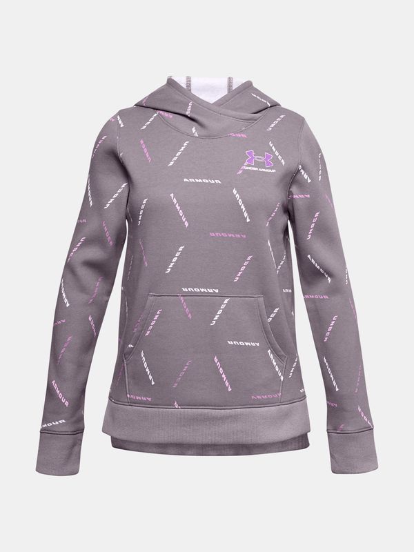 Under Armour Under Armour Sweatshirt Rival Fleece Printed Hoodie - Girls