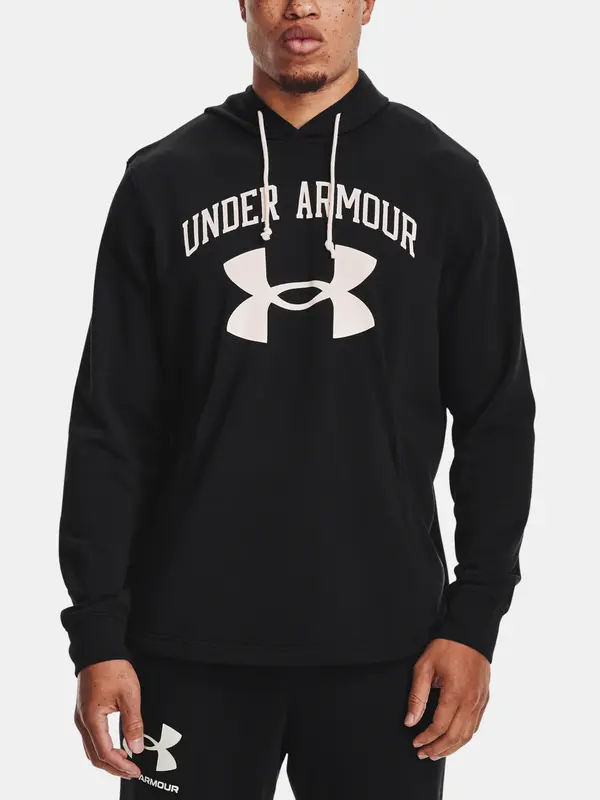 Under Armour Under Armour Sweatshirt RIVAL TERRY BIG LOGO HD-BLK - Mens