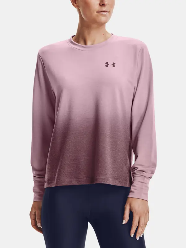 Under Armour Under Armour Sweatshirt Rival Terry Gradient Crew-PNK - Ladies