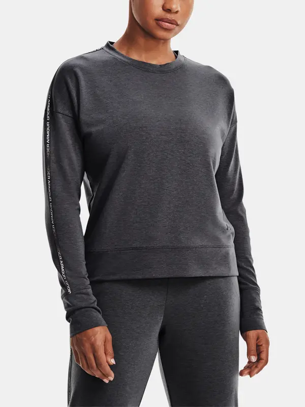 Under Armour Under Armour Sweatshirt Rival Terry Taped Crew-GRY - Ladies