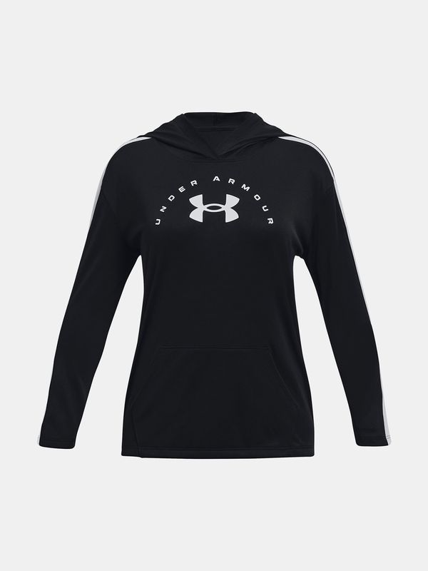 Under Armour Under Armour Sweatshirt Tech Graphic LS Hoodie-BLK - Girls