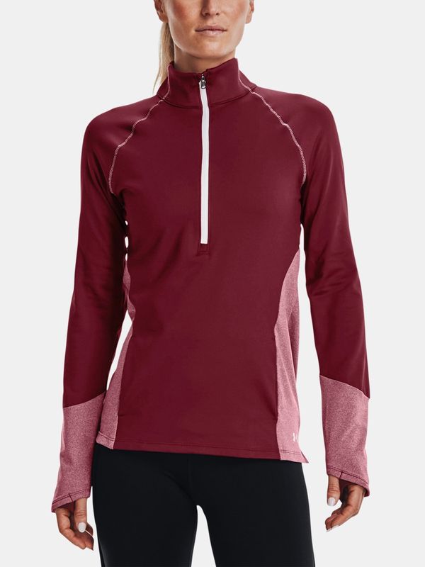 Under Armour Under Armour Sweatshirt UA ColdGear 1/2 Zip-RED - Women