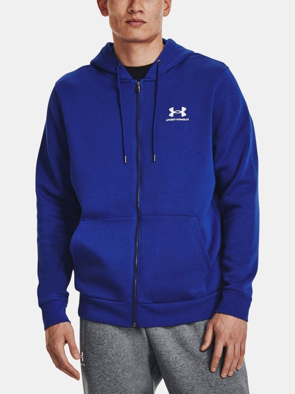 Under Armour Under Armour Sweatshirt UA Essential Fleece FZ Hood-BLU - Men