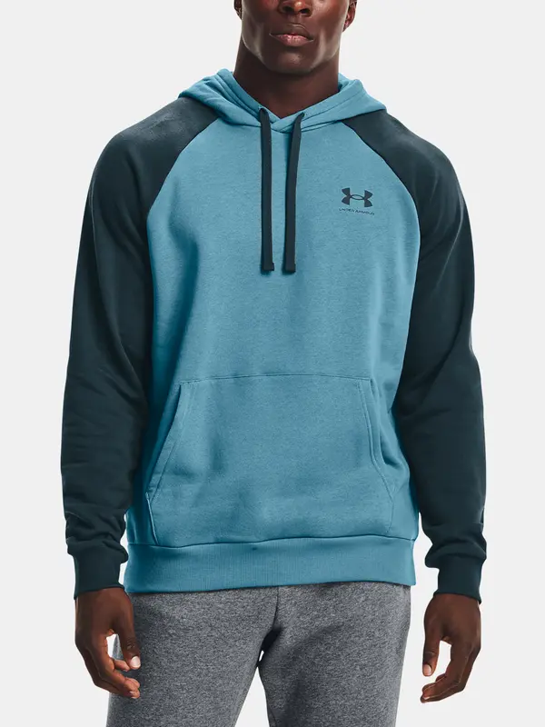 Under Armour Under Armour Sweatshirt UA RIVAL FLC COLORBLOCK HD-BLU - Men