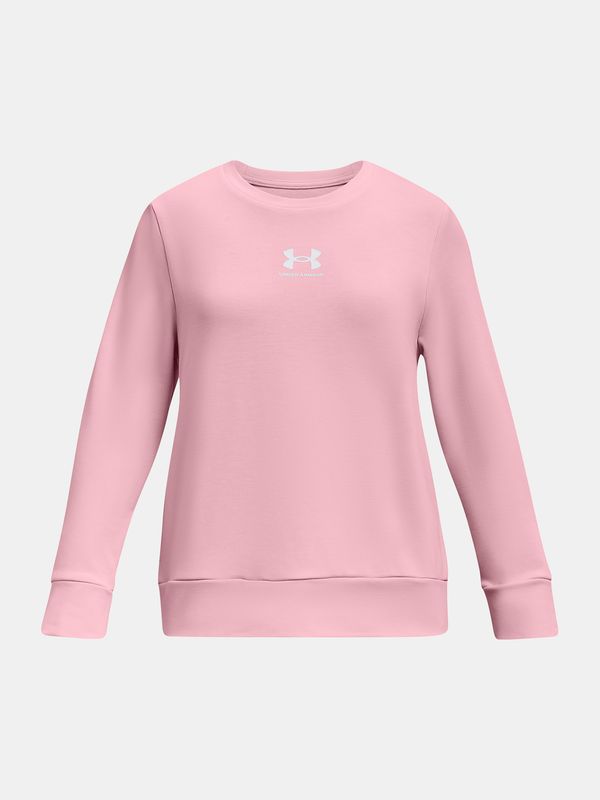 Under Armour Under Armour Sweatshirt UA Rival Terry Crew -PNK - Girls