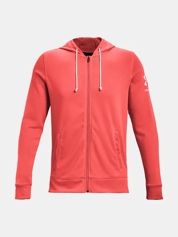 Under Armour Under Armour Sweatshirt UA RIVAL TERRY FZ HD-RED - Mens