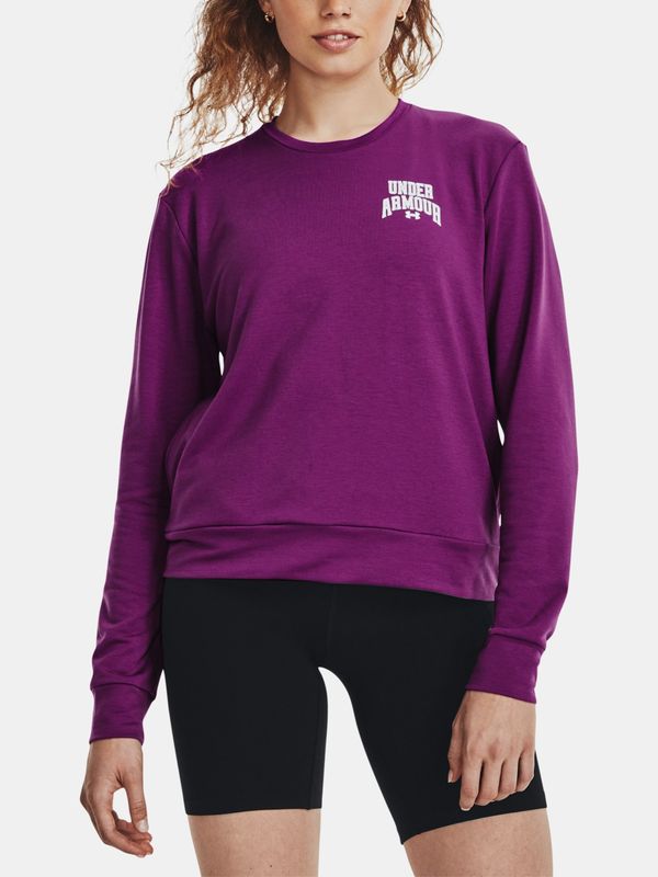 Under Armour Under Armour Sweatshirt UA Rival Terry Graphic Crew-PPL - Women