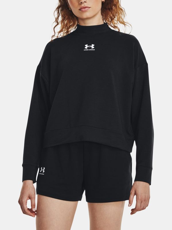 Under Armour Under Armour Sweatshirt UA Rival Terry Mock Crew-BLK - Women