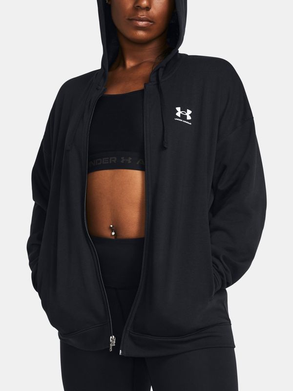 Under Armour Under Armour Sweatshirt UA Rival Terry OS FZ Hooded-BLK - Women