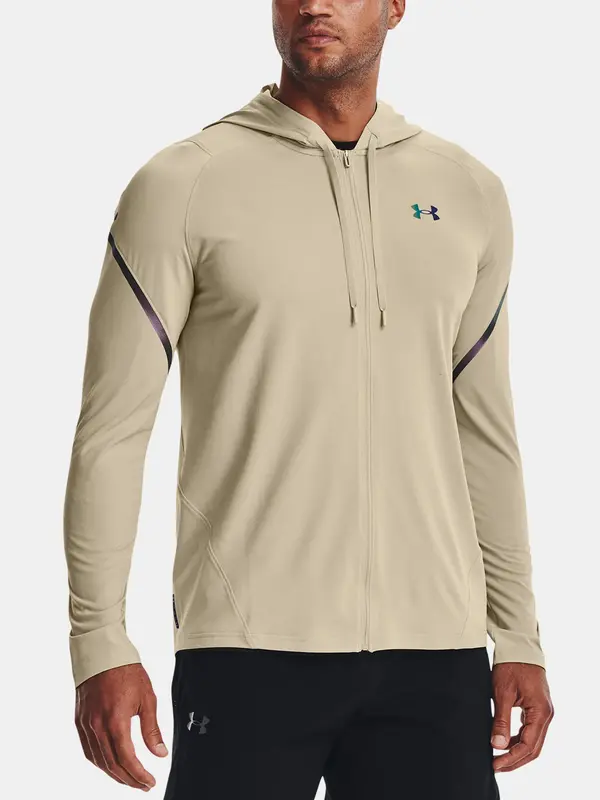 Under Armour Under Armour Sweatshirt UA Rush FZ Hoodie-BRN - Mens