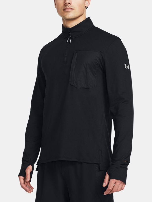 Under Armour Under Armour Sweatshirt UA TRAIL RUN QUARTER ZIP-BLK - Men