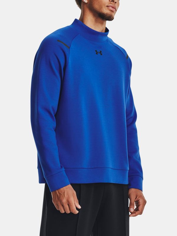 Under Armour Under Armour Sweatshirt UA Unstoppable Flc Mock-BLU - Men's