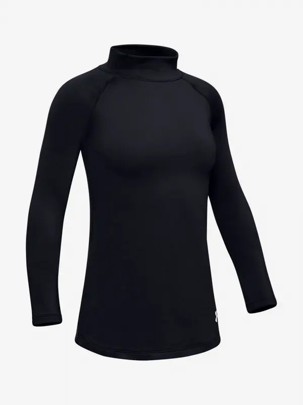 Under Armour Under Armour T-shirt Coldgear Ls Mock-Blk - Girls
