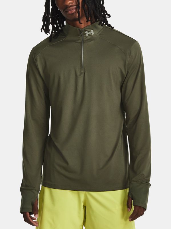 Under Armour Under Armour T-Shirt QUALIFIER RUN 1/4 ZIP-GRN - Men