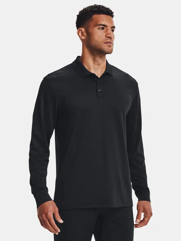 Under Armour Under Armour T-Shirt Tac Performance Polo LS 2.0-BLK - Mens
