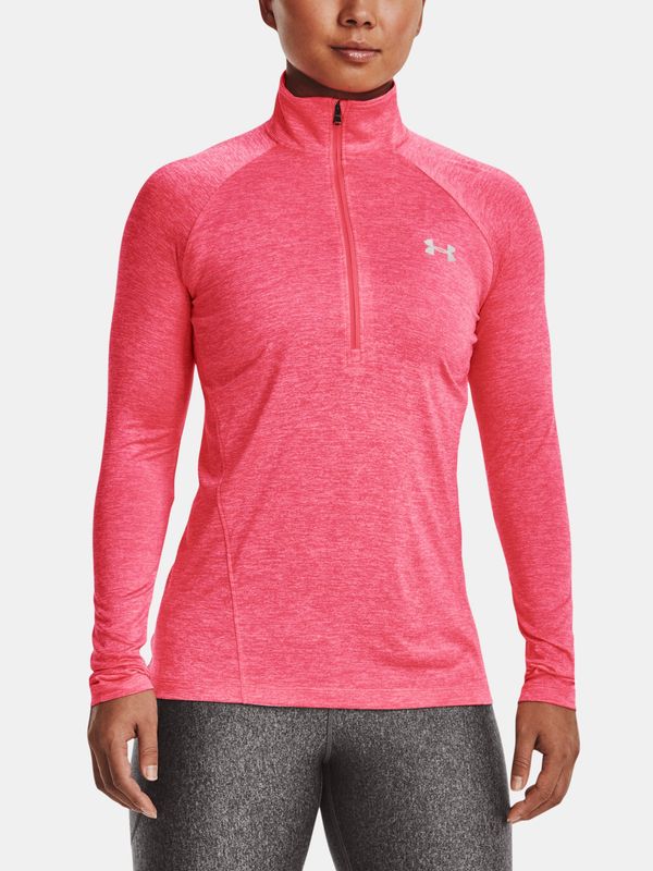 Under Armour Under Armour T-Shirt Tech 1/2 Zip - Twist-PNK - Women