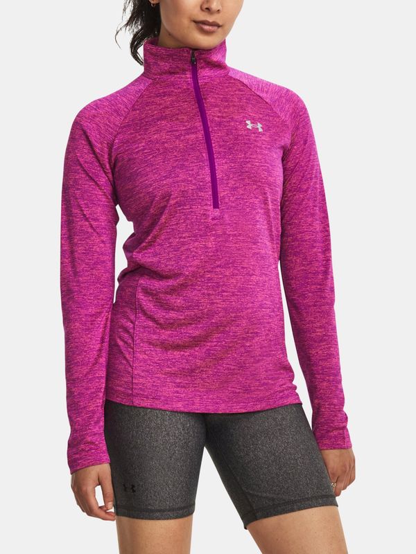 Under Armour Under Armour T-Shirt Tech 1/2 Zipper - Twist-PPL - Women