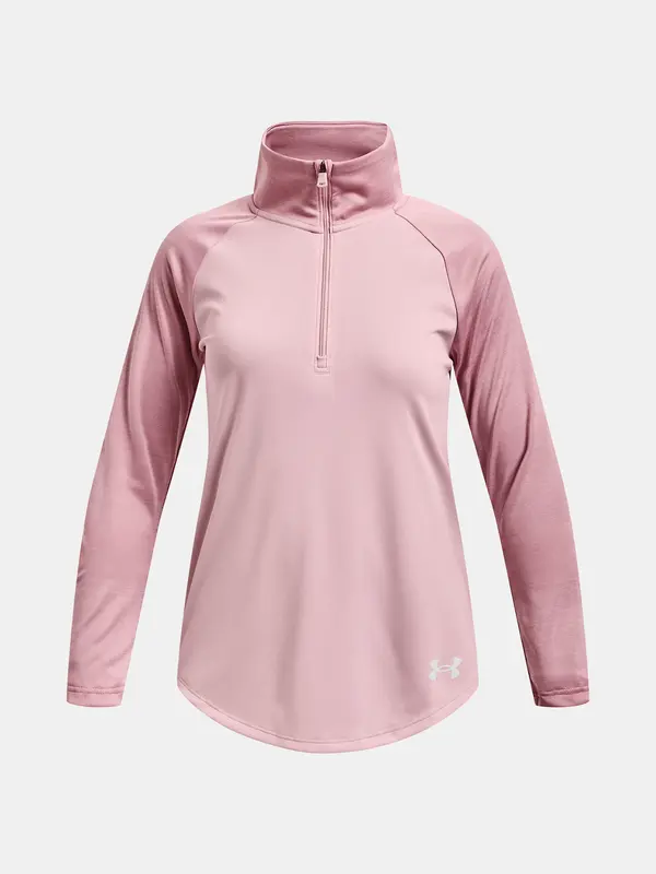 Under Armour Under Armour T-Shirt Tech Graphic Half Zip-PNK - Girls