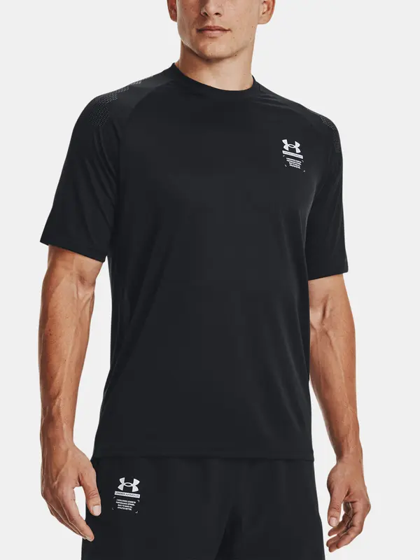 Under Armour Under Armour T-Shirt UA Armourprint SS-BLK - Mens