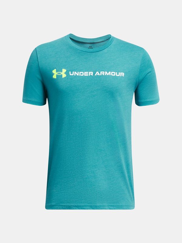 Under Armour Under Armour T-Shirt UA B LOGO WORDMARK SS-BLU - Boys