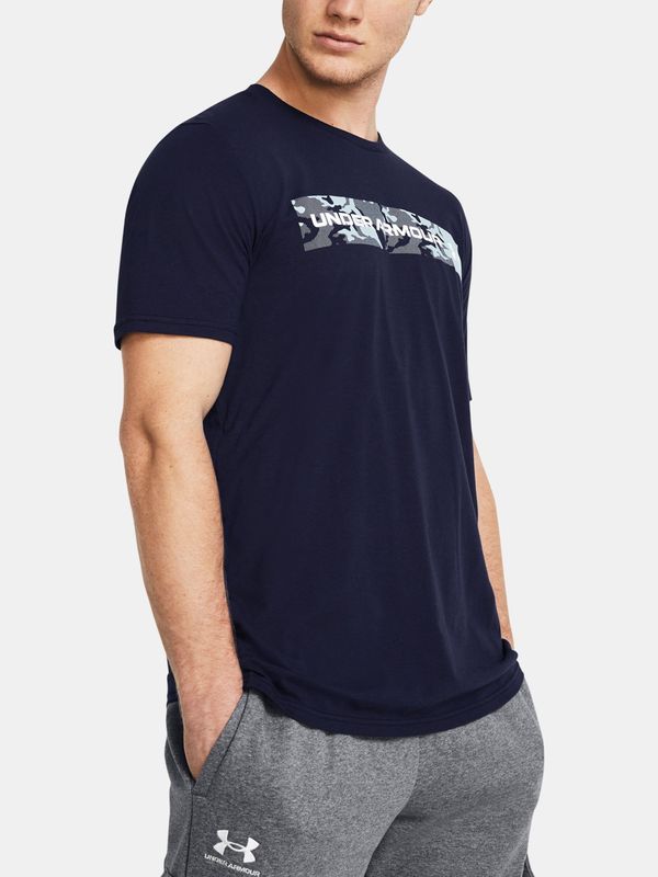 Under Armour Under Armour T-Shirt UA CAMO CHEST STRIPE SS-BLU - Men