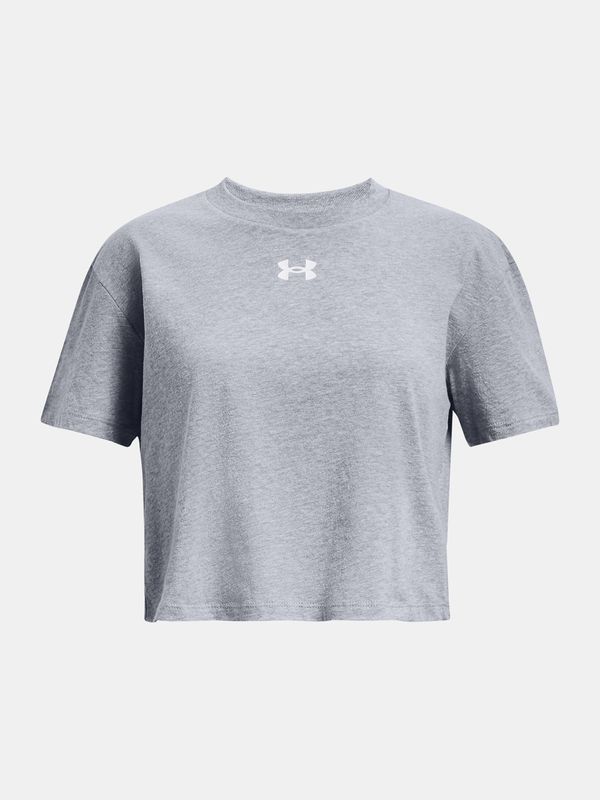 Under Armour Under Armour T-Shirt UA CROP SPORTSTYLE LOGO SS-GRY - Girls