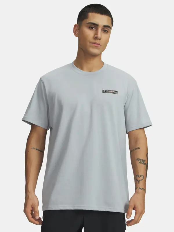 Under Armour Under Armour T-Shirt UA HW ARMOUR LABEL SS-GRY - Men's