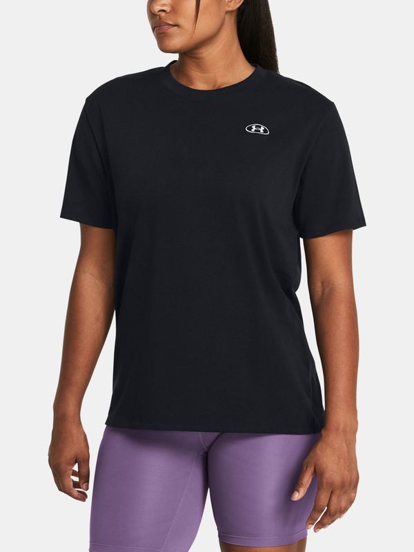 Under Armour Under Armour T-Shirt UA HW Embroid Patch BFOS SS-BLK - Women