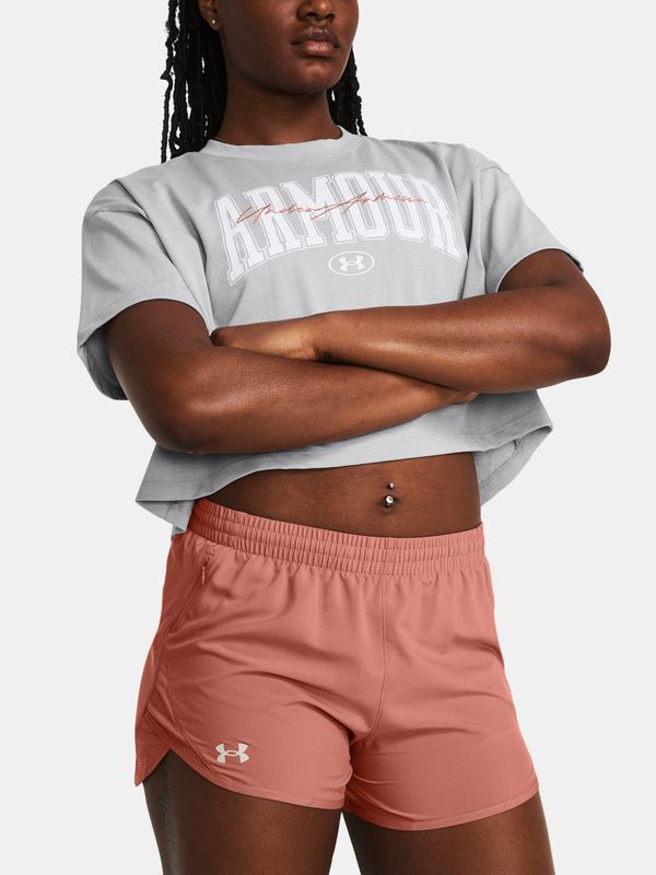 Under Armour Under Armour T-Shirt UA HW SCRIPTED WM CROP SS-GRY - Women