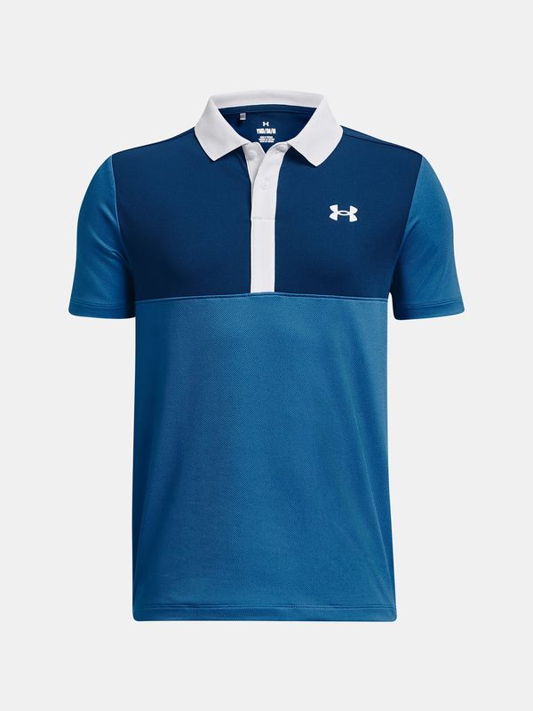 Under Armour Under Armour T-Shirt UA Perf Color Block Polo-BLU - Boys