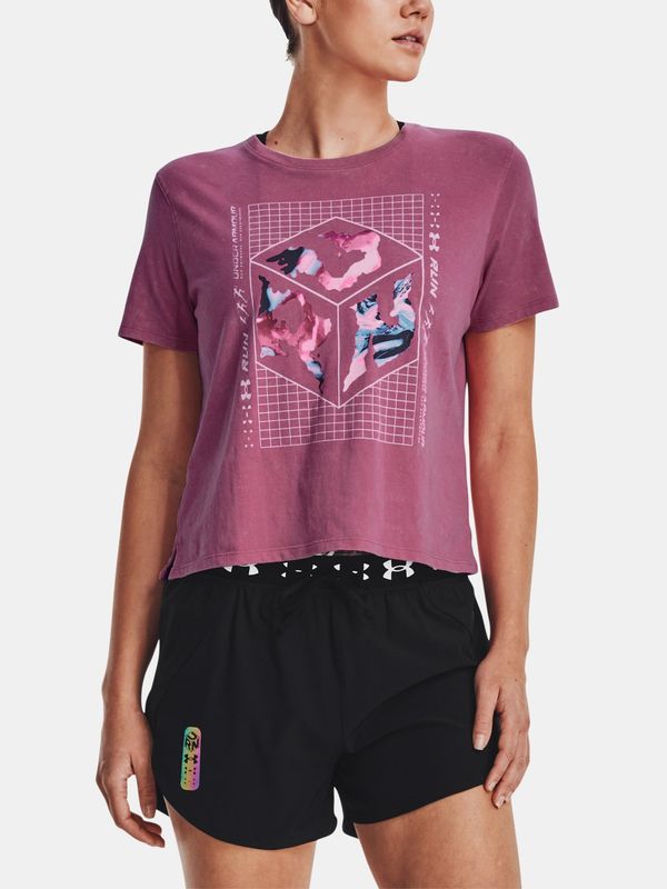 Under Armour Under Armour T-Shirt UA Run Anywhere SS-PNK - Women