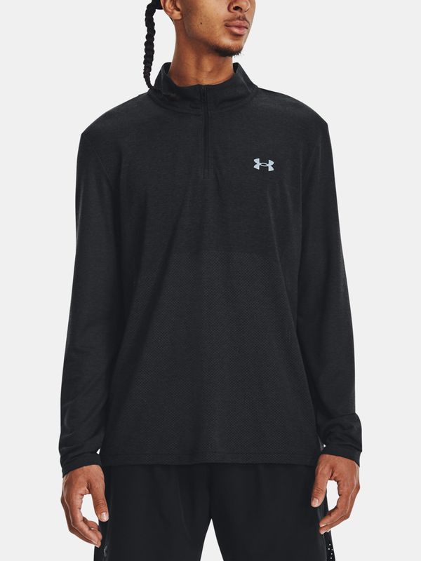 Under Armour Under Armour T-Shirt UA SEAMLESS STRIDE 1/4 ZIP-BLK - Men