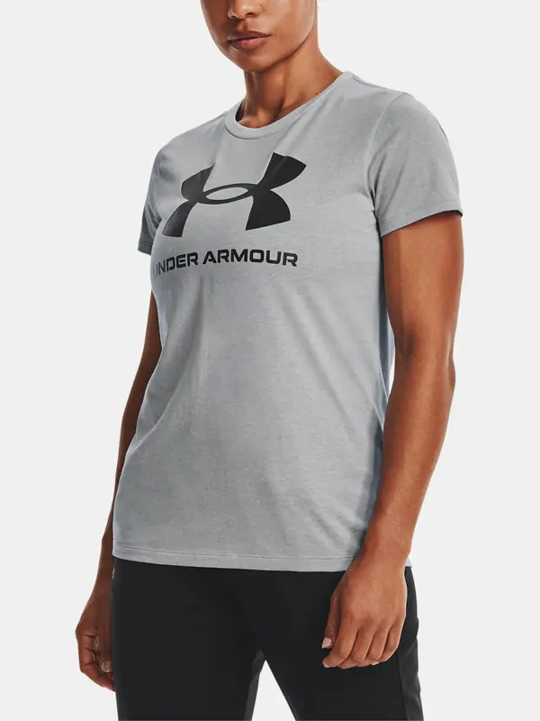 Under Armour Under Armour T-Shirt UA SPORTSTYLE LOGO SS-GRY - Women