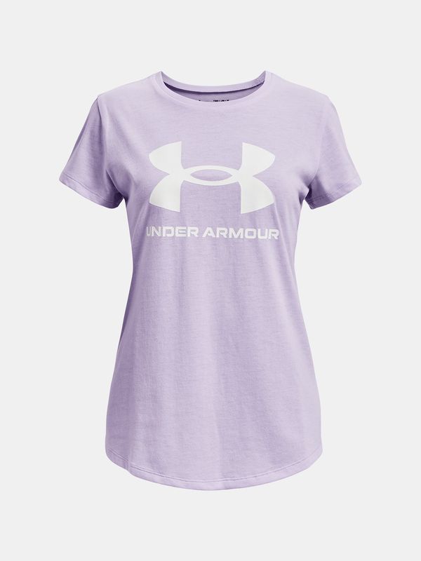 Under Armour Under Armour T-Shirt UA SPORTSTYLE LOGO SS-PPL - Girls