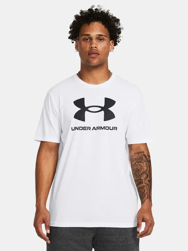 Under Armour Under Armour T-Shirt UA SPORTSTYLE LOGO UPDATE SS-WHT - Men