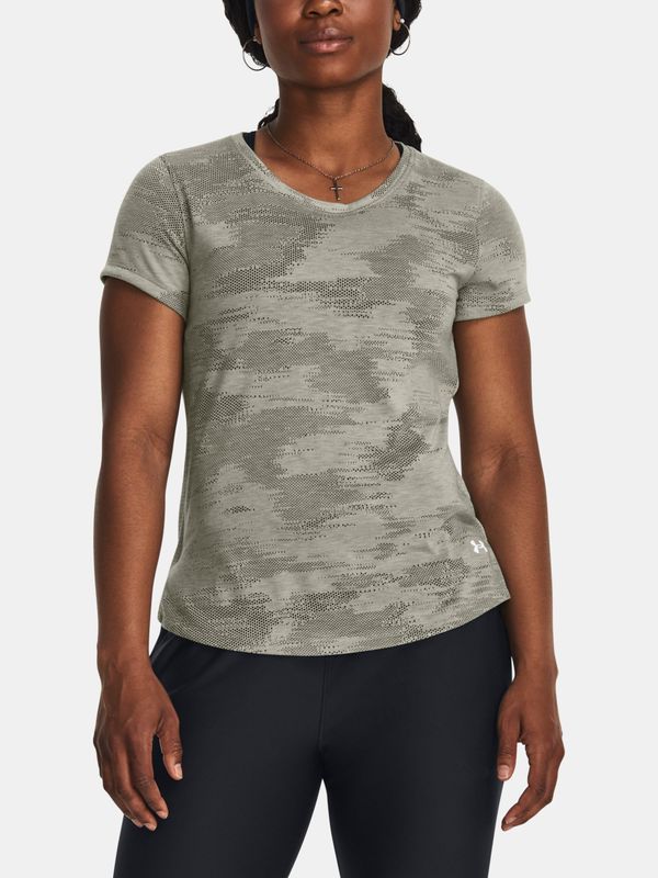 Under Armour Under Armour T-Shirt UA Streaker Speed Camo SS-GRN - Women