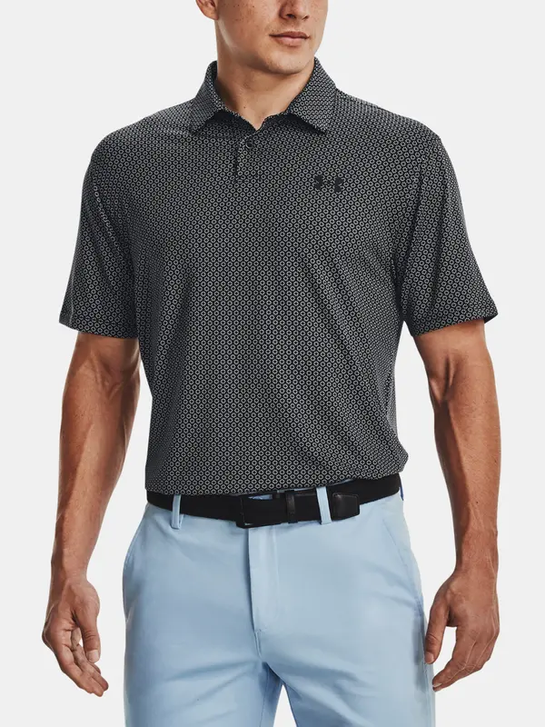 Under Armour Under Armour T-Shirt UA T2G Printed Polo-BLK - Mens