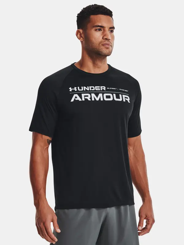 Under Armour Under Armour T-Shirt UA TECH 2.0 WORDMARK SS-BLK - Mens