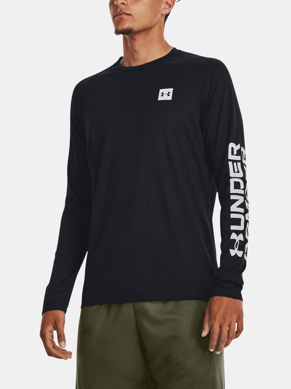 Under Armour Under Armour T-Shirt UA Tech Prt Fill LS-BLK - Men