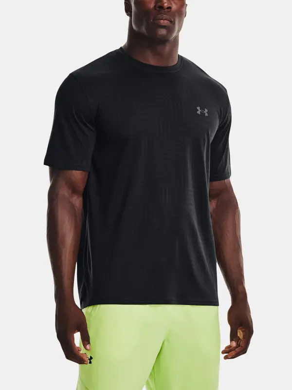 Under Armour Under Armour T-Shirt UA Training Vent Jacq SS-BLK - Mens