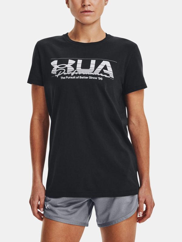 Under Armour Under Armour T-Shirt UA VINTAGE PERFORMANCE SS-BLK - Women