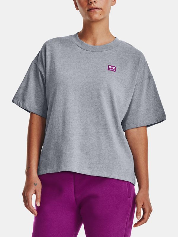 Under Armour Under Armour T-Shirt UA W LOGO LC OVERSIZED HW SS-GRY - Women