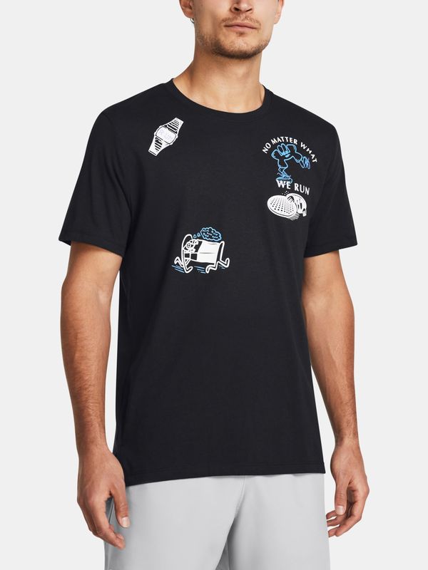 Under Armour Under Armour T-Shirt UA WE RUN SHORTSLEEVE-BLK - Men