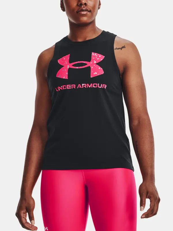 Under Armour Under Armour Tank Top Live Sportstyle Graphic Tank-BLK - Women