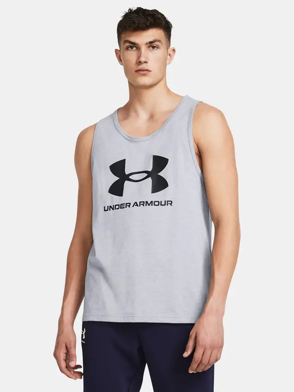 Under Armour Under Armour Tank Top UA SPORTSTYLE LOGO TANK-GRY - Men's