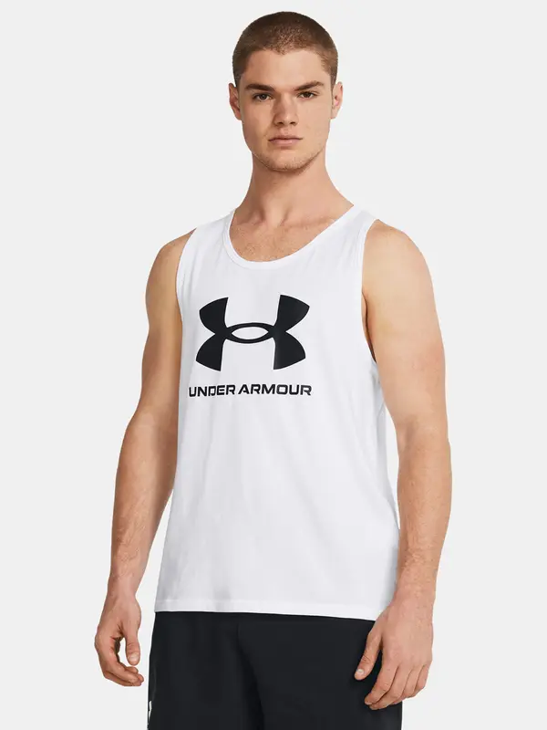 Under Armour Under Armour Tank Top UA SPORTSTYLE LOGO TANK-WHT - Men