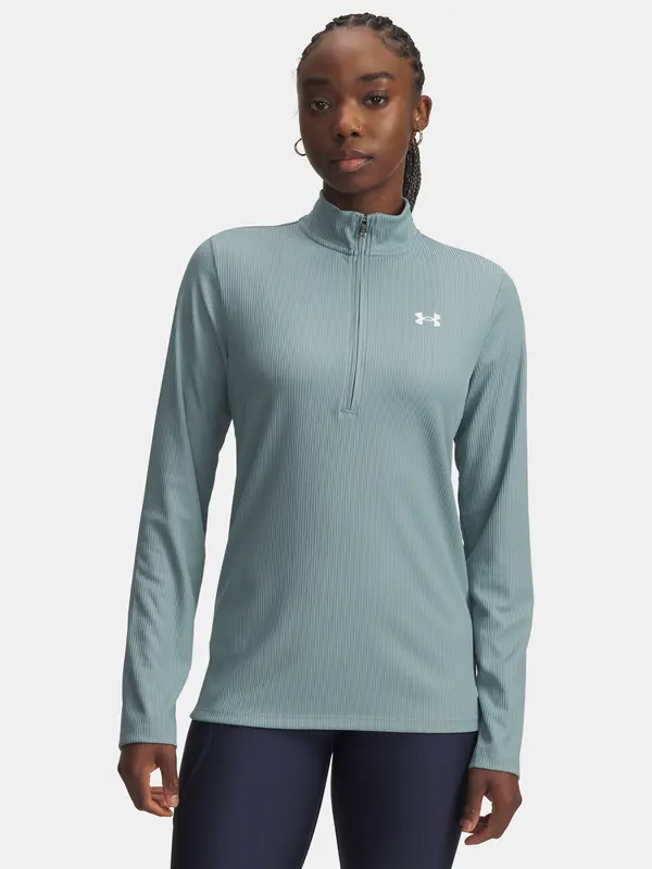 Under Armour Under Armour Tech Rib 1/2 Zip-GRN Women's T-Shirt - Women's