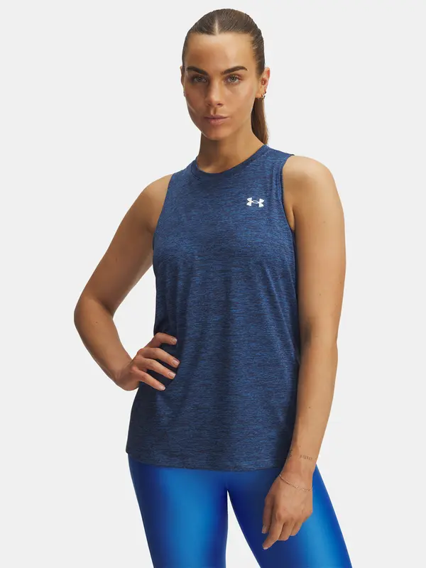 Under Armour Under Armour Tech Tank Twist-BLU - Women's Tank Top