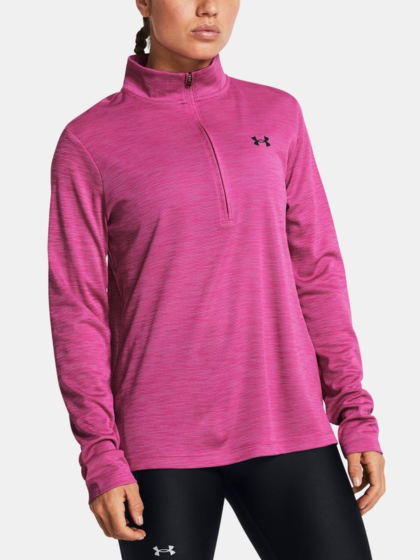 Under Armour Under Armour Tech Textured 1/2 Zip-PNK Sweatshirt - Women