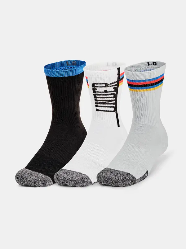 Under Armour Under Armour UA Heatgear Novelty Crew-WHT Socks - Unisex